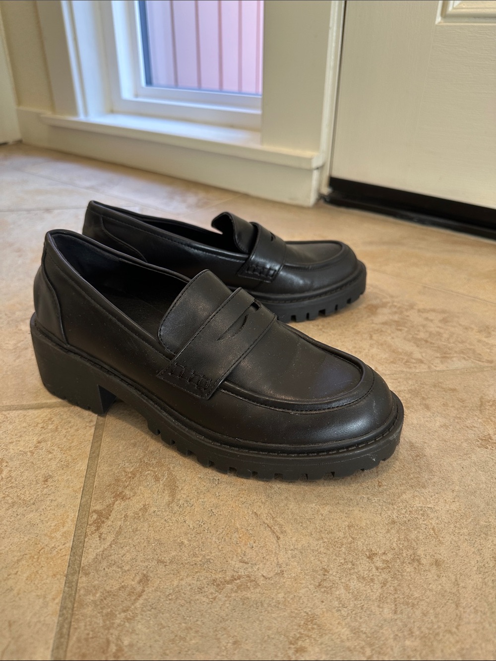 Women’s ALDO Black Loafers 37.5 Like New